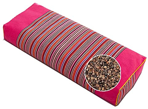 Almohada de cáscara de alforfón, Almohada ergonómica, protección Cervical Mejore el sueño, mejore la Calidad del sueño, la Almohada del alforfón del alforfón 100% del Paquete de Tela Gruesa orgánica