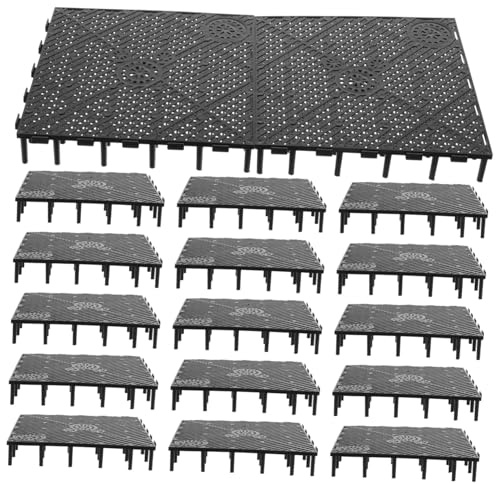 Yardwe 40 StüCk Bodenfilterplatte PVC Filterplatte Aquarium Filter ZubehöR Mit StoßVerbindung Ideal FüR Aquarienzucht Und WasserdurchläSsigkeit