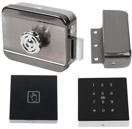 Beufee Elektronisches Intelligentes Türschloss-Set, Fernbedienung, Elektronisches Intelligentes Türschloss, Heimsicherheit, Schlüsselloses Riegel-Zugangskontrollsystem