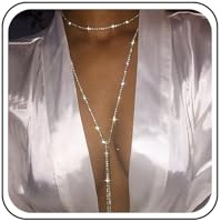TseenYi Tennis Strass Lange Halskette Gold Y Form Kristall Diamant Tropfen Lange Wrap Cz Tie Up Halskette