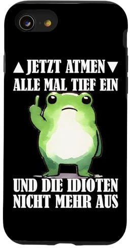 Frosch Kröte lustiges Statement Frösche Hülle für iPhone SE (2020) / 7 / 8