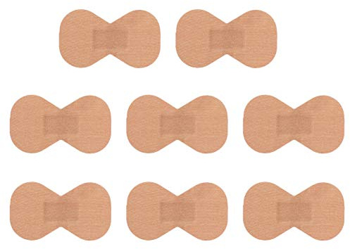 TOPPERFUN Vendajes Adhesivos Flexibles 30 Piezas, Banda Transpirable de Primeros Auxilios, Apósito Elástico en Forma de 8 para Heridas en Dedos y Articulaciones, Uso Diario para Lesiones