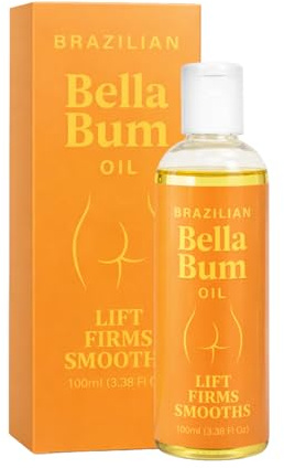Bella Bum Butt Oil Huile liftante et raffermissante (spray gel crème) pour une apparence plus lisse des fesses ressemblant à un modèle