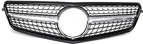 Front Kühlergrille W204 Für AMG C63 Stil Grill Auto Frontstoßstange Für Mercedes Für Benz C-Klasse C180 C200 C300 2008-2014 Front Nieren Kühlergrill