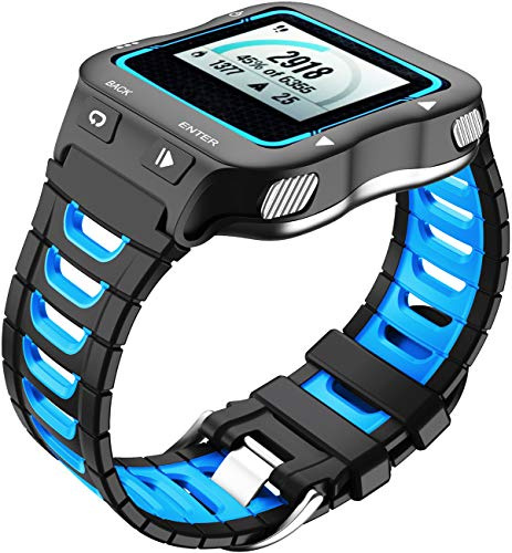 Shieranlee rem kompatibel med Garmin Forerunner 920XT rem, klockarmband i silikon kompatibel med Forerunner 920XT – fitnessarmband med lås