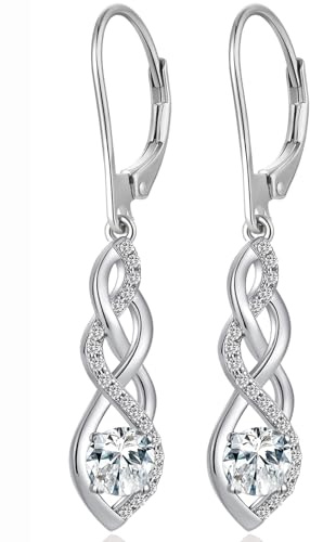 Hängende Ohrringe Silber 925 Damen Ohrringe Silber Hängend