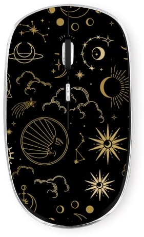 T’NB - Souris sans Fil 2.4 GHz Design Exclusiv, Récepteur USB-A, Confortable Toucher Doux, Pile Longue Durée avec Mode Veille Automatique - Astro