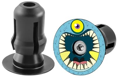 Sanmum Fahrrad Lenkerstopfen Aluminium FahrradgriffeStecker | Lenkerendkappen Lenker Plug für Fahrrad Mountainbike Rennrad MTB BMX