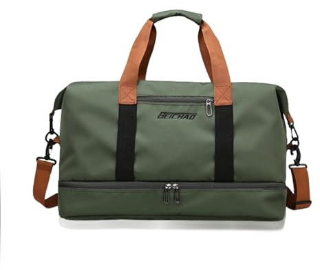 Sporttasche & Reisetasche für Damen und Herren, Mit Schuhfach & Nassfac, Gym Bag, Sporttasche Herren, Leichte Trainingstasche, Sporttasche Damen, TrainingstascheGeeignet für Reisen und Fitness(B)