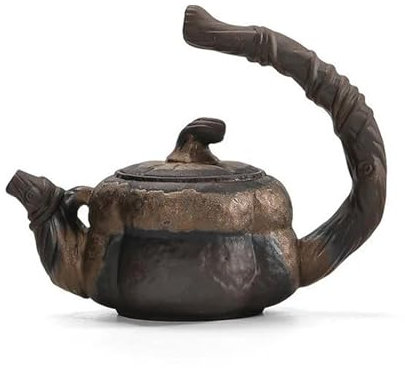Set Teiera E Tazza Di Natale Teiera Ceramica Dorata Teiera Cinese Teiera Ceramica Grezza Kung Fu Set Tè Zucca Bollitore Per Tè Fascio Sollevamento Pentola Infusore Per Tè Set Da Tè