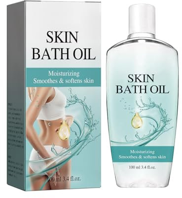Badeöl Natürlicher BIO-Badezusatz m. ätherische Öle, Badezusatz für Ein Wohltuendes Bad zur Entspannung und Beruhigung, Mit dem Schutz von Natürlichen Ölen, Für Trockene und Sensible Haut