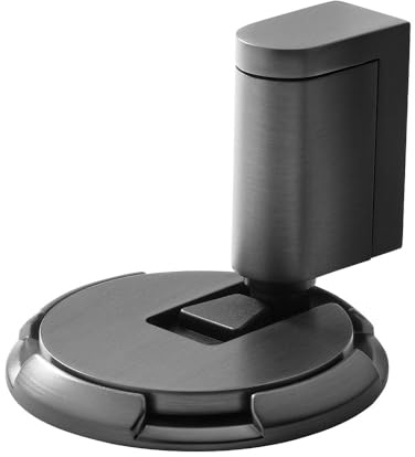 OBEST Türstopper Boden, No-Punch Unsichtbare Boden Saug, Zink Legierungs Tür Saug, Anti Kollision Türstopper, starker Windschutz Türfeststeller, Schwarz