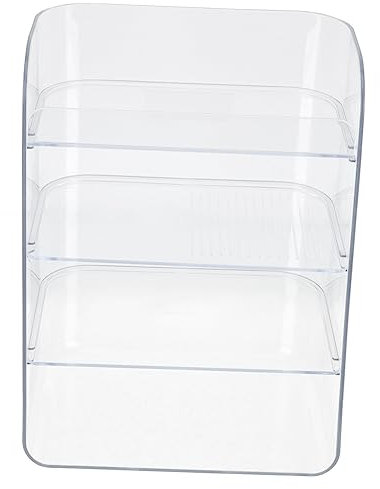 HAPINARY Kosmetik Aufbewahrung Schminktisch Organizer Badezimmer Durchsichtiger Make-up Pinselhalter Großes Fächer Für Hautpflegeprodukte Toilettenartikel