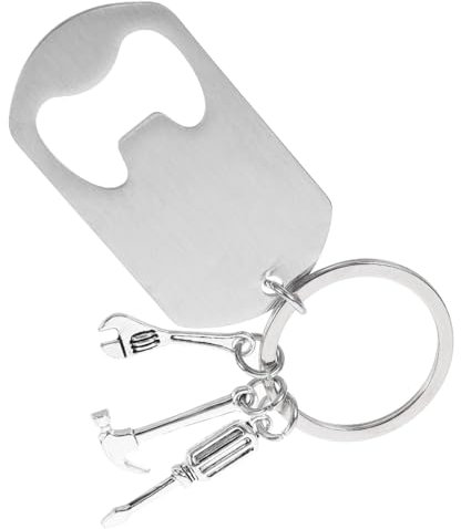 DECHOUS Small Bottle Openers Keychain Beverage Opener Keyring for Camping Ktv Hotels