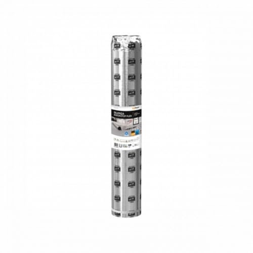 Trittschalldämmung für Laminat Parkett Schwimmendverlegte Boden 1,1-5mm 5,5-20m² - optional mit Dampfsperre extra Feuchtigkeitschutz -1,6mm für Laminat/Parkett 10m²- Aquastop