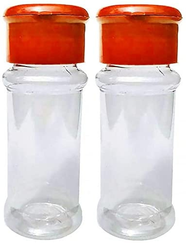 Durable Seasoning Jar Plastic Clear Salt Pepper Shaker Vinegar Cruet BottlePot Kitchen Accessories 2pcs Sturdy