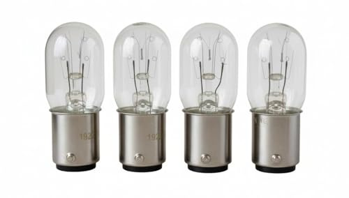 Sewing Machine Pygmy Light Bulbs. Small Bayonet B15 15W Lamp Bulb. 80lm (4 Pack)