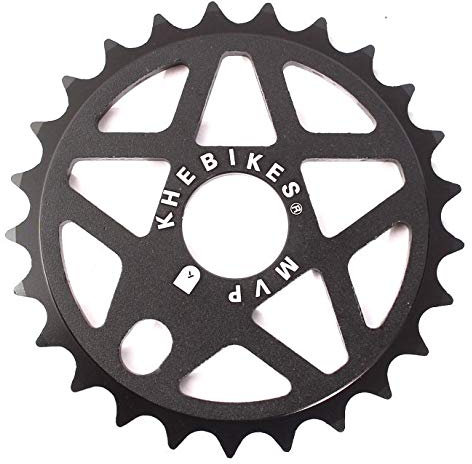 KHEbikes KHE W114 BMX Chain Ring 25 Teeth 7005 Aluminium Matt Black Thickness 5 mm CNC Only 56 g