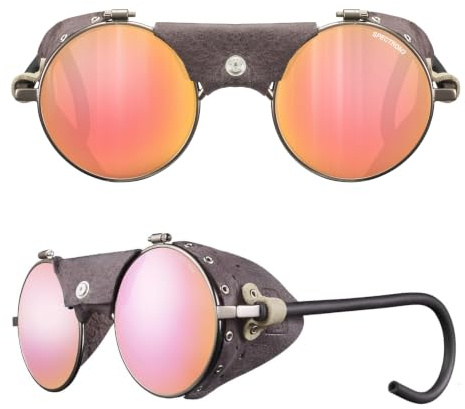 Julbo Vermont Classic Heritage Sunglasses - Copper/Brown Dark Frame - Brown w/Pink Gold Mirror Lens (Spectron 3)