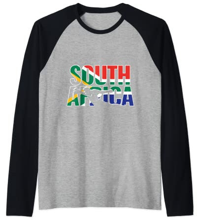 Südafrika Rugby T Shirt, 2020 Fans Jersey Geschenk Springboks Raglan