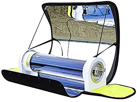 YHUEGH Solarofen Tragbarer Ofen, 4,5 L Solarkocher Mit Großer Kapazität, Rauchfreier Vakuumofen, Grill, Outdoor-Grill, Solarofen Für 2-3 Personen, Wandern, Wandern, Familienfeier