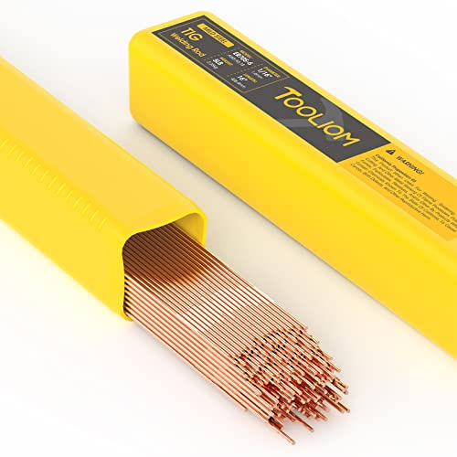TOOLIOM ER70S-6 Copper-Coated Mild Steel TIG Welding Rod, 1/16, 5LB