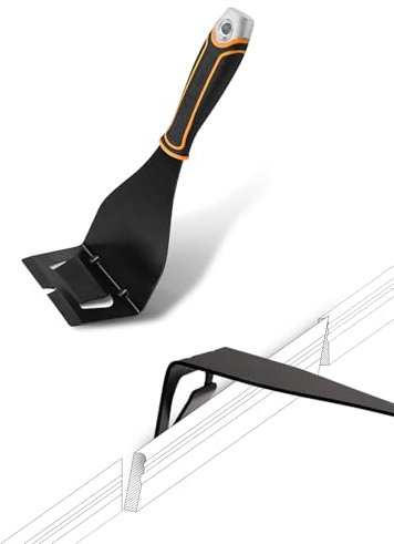 ROLLINGDOG Trim Puller Pry Bar - Skirting Board Removal Tool, Molding, Siding,Flooring and Baseboard Removal Tool