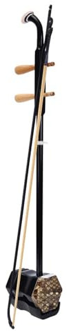 mocrcrel Chinesische Violine für Anfänger, 2 Saiten, 81,3 cm, traditionelle nationale Instrumente, Erhu für Anfänger, handgeschnitzte ethnische Musikinstrumente