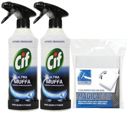 AD TREND Set Pulizia: 2 x Ultra Muffa 500 ml + Spugna Magica