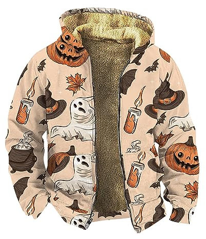 KONG JIMFAN Regenjacke Herren XXL Hoodie Snowboard Feuerwehr Jacke Herren Parka Jacke Herren Hardshelljacke Herren Poloshirt Herren Mit Brusttasche Winter Jacket Herren Snowboardjacke(Beige,3XL)