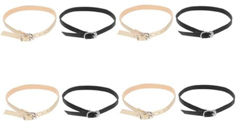 Holibanna 4pares Correas Ajustables Antideslizantes Para Zapatos De Tacón Correas De Tobillo De Cuero Sintético Para Calzado Extensor De Zapatos Para Mujeres De Correas Elásticas Para Calzado Diseño