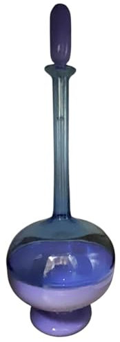 BOTTIGLIA IN VETRO DI MURANO (BLU)