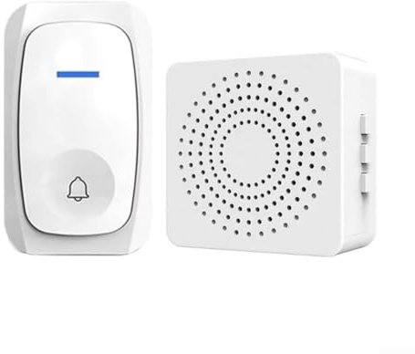 Timbre inalámbrico inteligente con 38 melodías USB Powered Timbre de puerta Sistema de seguridad para el hogar Impermeable Largo Alcance 150M Recepción Timbre de puerta digital para interiores y
