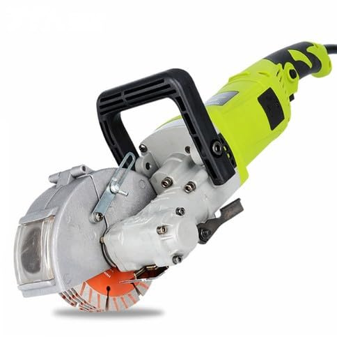 4000 W 6500 RPM - Fresadora eléctrica con bomba de agua, fresadora de pared, con 5 hojas de sierra, diámetro de la hoja de sierra 12,1 cm