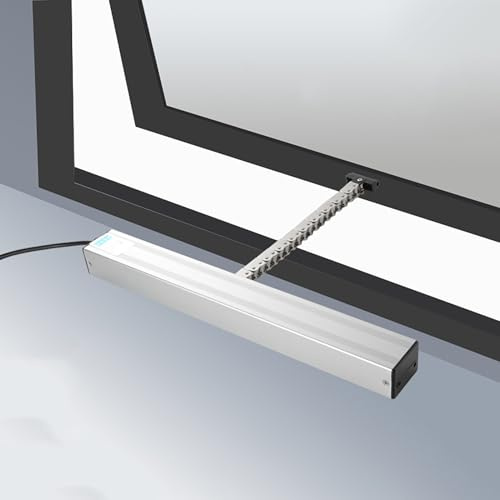 Azionatore elettrico per aprifinestra da 24 V, meccanismo automatico a catena, corsa regolabile da 300 a 1000 mm, per finestre a battente, lucernari e prese d'aria del tetto, facile installazione e
