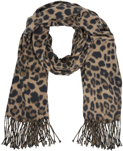 Isotoner Echarpe femme ultra douce, chaude, très confortable, 50x200 cm léopard
