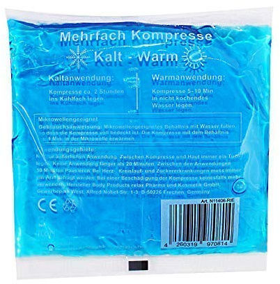 Kalt Warm Kompressen Mehrfachkompressen (1 Stück, Größe: 13 x 14 cm)