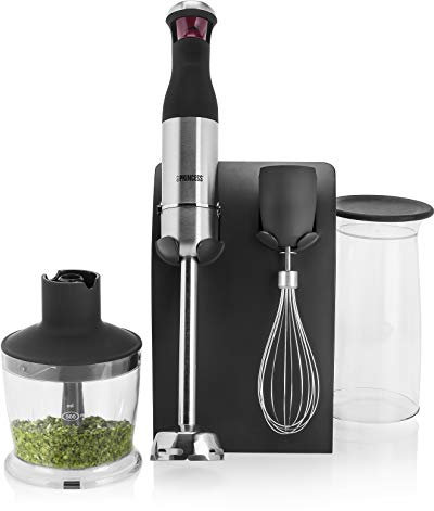 Princess Hand Blender XL, Electric Whisk, Electric Mixer, Push Speed Control, 800ml Measuring Cup