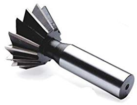 Wnuanjun 1 STÜCKE 45 Grad HSS Schwalbenschwanz Fräser Endmühle Fräsen 10mm 12mm 14mm 16mm 18mm 20mm 25mm 30mm 32mm 35mm 40mm 45mm 50mm 60mm (Größe : 20mm x45 Degree)