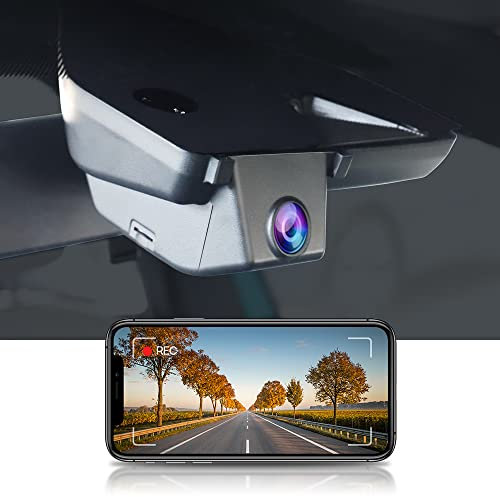 Fitcamx Dashcam Kompatibel mit VW ID.3 2020-2026 & Seat Cupra Born, Autokamera WiFi UHD 2160P, Nachtsicht, OEM Volkswagen Zubehör, G-Sensor, Loop-Aufnahm, WDR Dashcam 4K, Plug & Play, 64 GB Karte