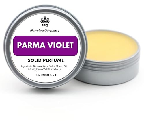 Parma Violet Natural Solid Perfume 15ml Fragrance Balm Cruelty Alcohol Free Handmade in UK