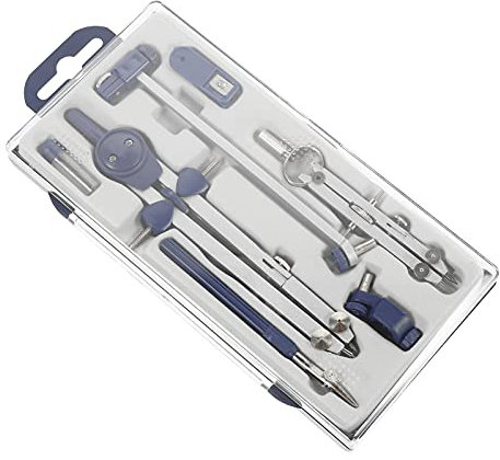 MAGICLULU 1satz Präziser Zirkel Zeichnen Teilig Multifunktionale Zeichnungswerkzeuge Für Schule Technik Und Design Blau