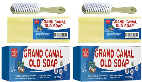 KOAHDE Jabón Natural,Magic Soap Bar Stain Remover,Jabón de Limpiezaa de Larga Duración,Jabón de Limpieza Potente,Jabón de Limpieza Quitamanchas,Jabón de Limpieza de Ropa Interior,2PC