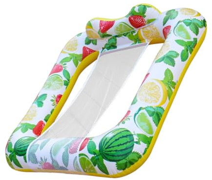 ibasenice Matelas Flottant Gonflable pour Piscine Chaise Longue Maille Confortable Et pour Détente Au Bord De Eau
