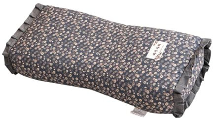 Pitycbo Buchweizenkissen Zum Schlafen, Nackenstützdesign, Abnehmbarer Bezug, Ideal für Zuhause Und Hotel, Grau