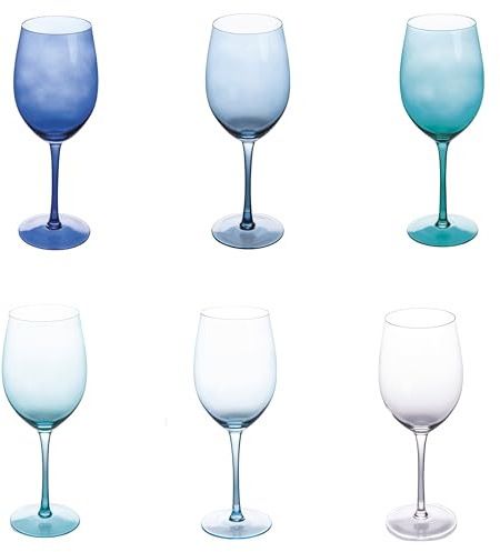 Villa d'Este Home Tivoli 1996 Happy Hour Ocean Sektgläser, 550 ml, 6 Stück