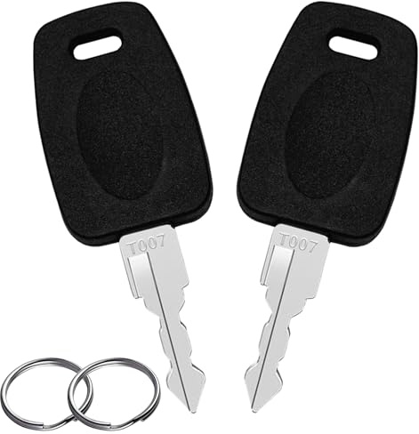 2PCS Keys for TSA007 Master Luggage Keys, Universal TSA 007 Locks Key Luggage Suitcase Password Combination Lock