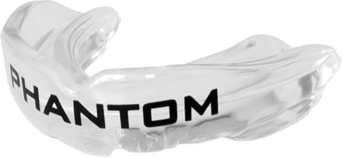 Phantom Mouthguard APEX Zahnschutz für Erwachsene - Boil & Bite Mundschutz für Kampfsport, MMA, Boxen und Muay Thai - Clear