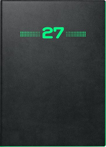 BRUNNEN Taschenkalender Mod. 736 2027 „Neon“ | A6, Kunststoff