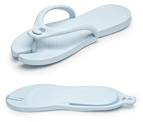 Yimuzche Tongs Pliables Femme Homme, Légères et Antidérapantes, Claquettes de Voyage Portables pour Maison, Plage, Hôtel et Salle de Bain